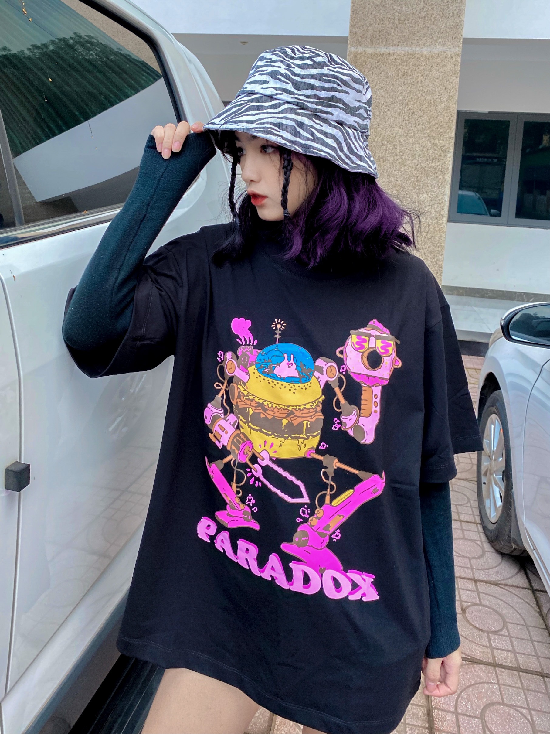 PARADOX Áo thun HAMBURGER MAN TEE
