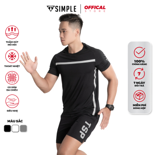 Áo Thể Thao Nam TSIMPLE Coolpass tập gym ngắn tay vải thun lạnh thoáng mát thumbnail