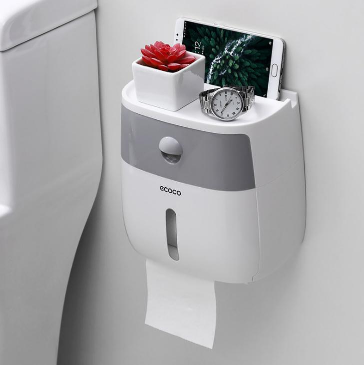 Ecoco Hộp Đựng Giấy Vệ Sinh 2 Tầng