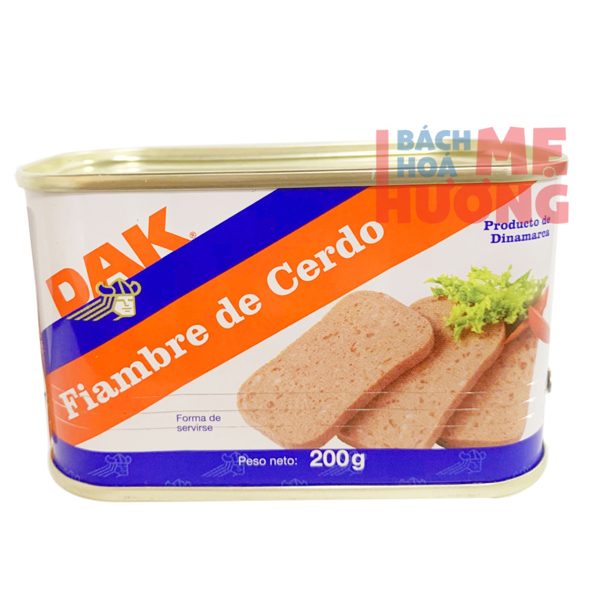 [CHÍNH HÃNG] Pate thịt heo Luncheon Meat 200g - DAK - Date 10/2024