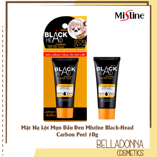 Mặt Nạ Lột Mụn Đầu Đen Mistine Black-Head Carbon Peel 10g Thái Lan