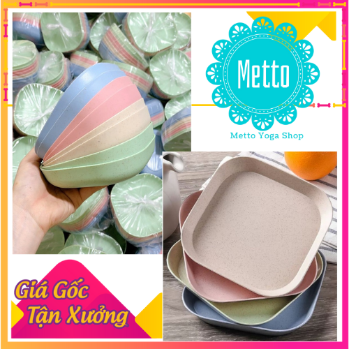 👌 ĐĨA LÚA MẠCH VUÔNG SET 8 👌 DỤNG CỤ NHÀ BẾP 👌 BỘ ĐĨA 👌