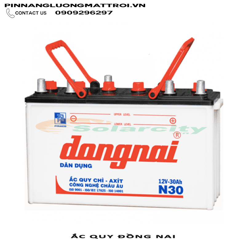 ẮC QUY ĐỒNG NAI NƯỚC 12V-30Ah (N30)
