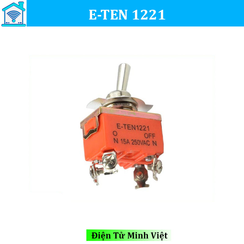 Công Tắc Gạt Đôi E-TEN 1221 15A/250V 2 Chế Độ ON-OFF 4P