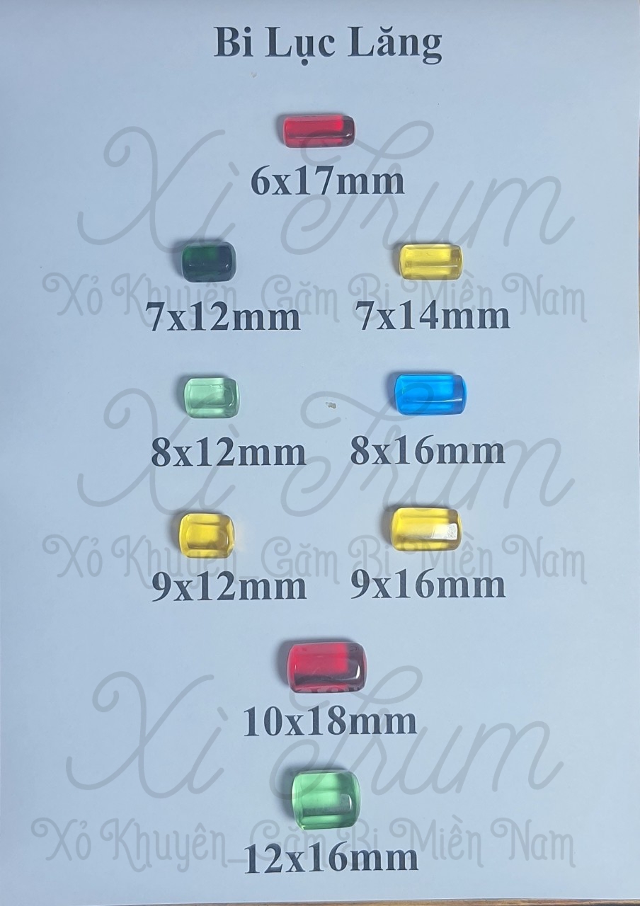 Bi thủy tinh Lục Lăng/ Dành Cho Nam
