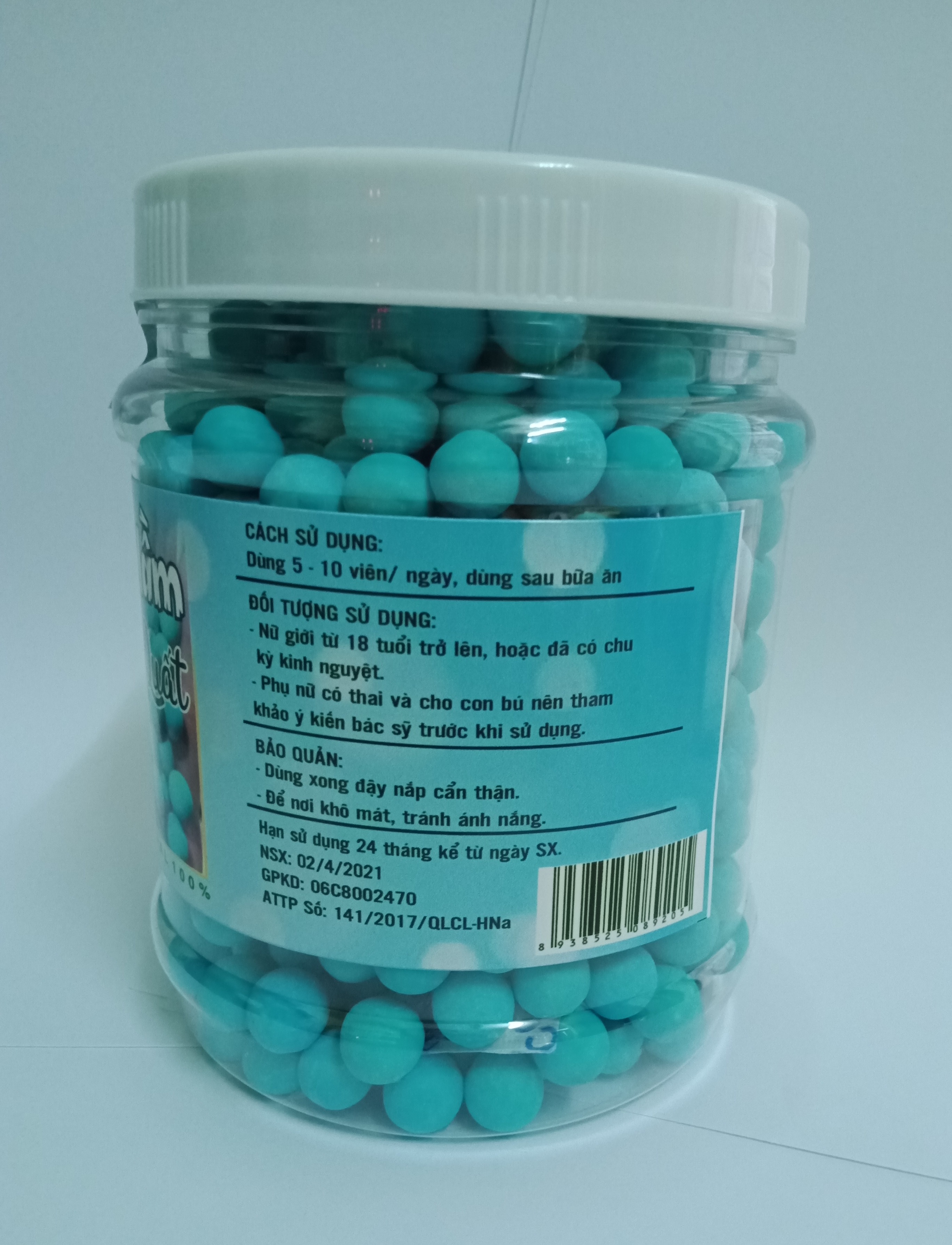 [HCM]500gr viên mầm việt quất handmade