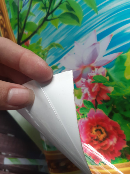 tranh dán tường 3d trang trí quán cafe atk4