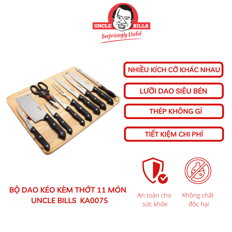 Bộ Dao Kéo 11 món UBL KA0075