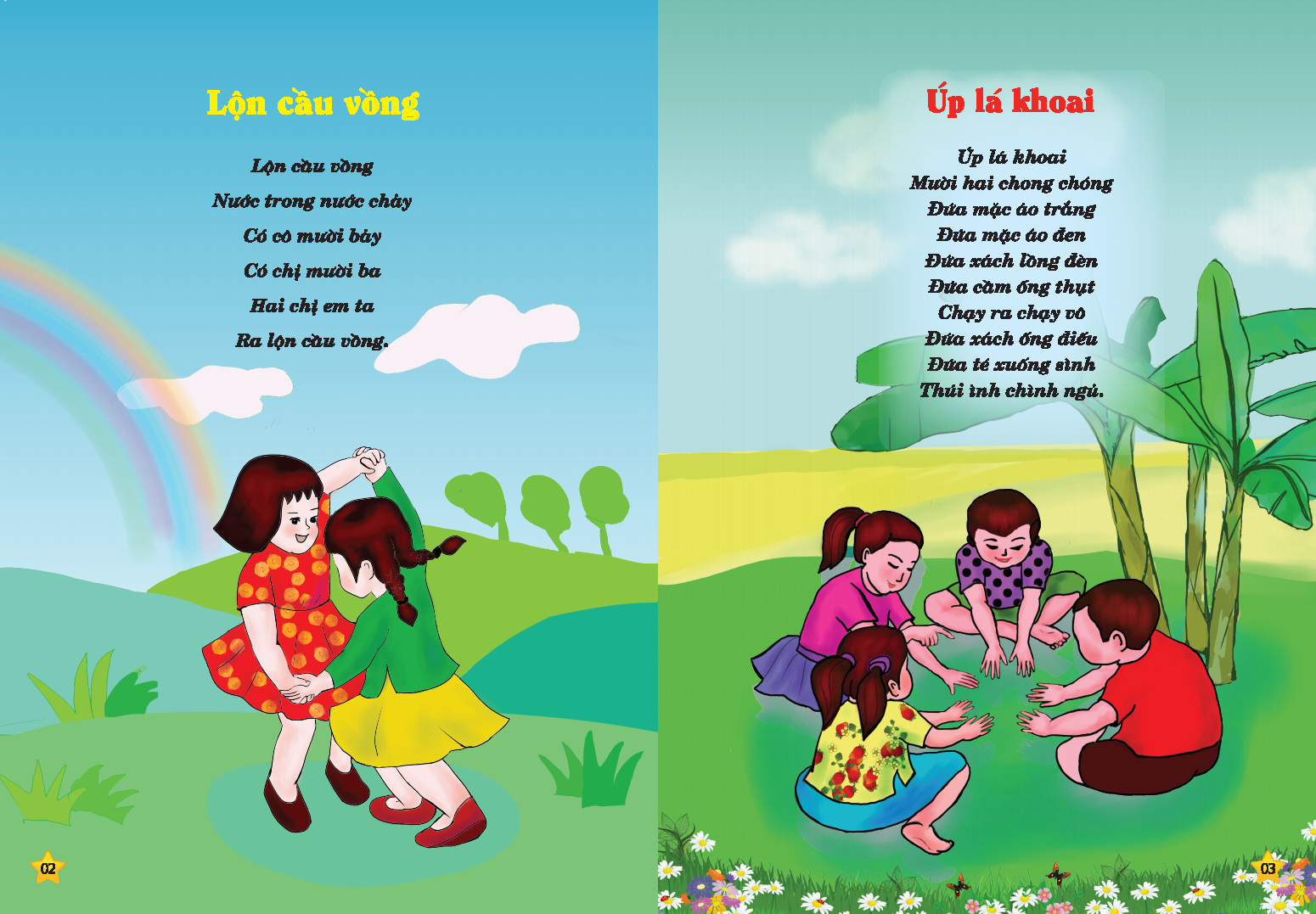 Sách - Đồng dao cho bé - Các trò chơi dân gian