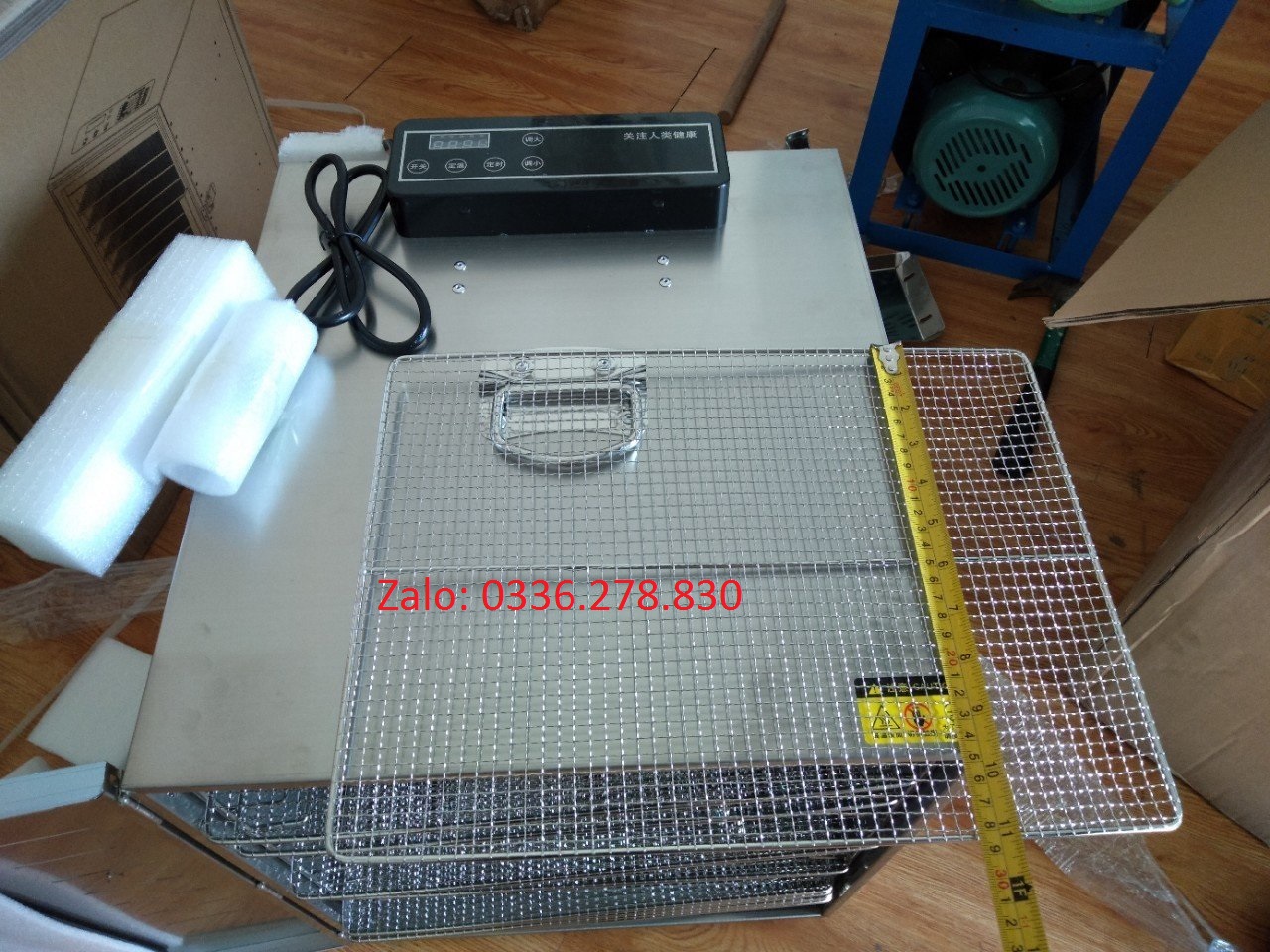 Máy sấy thực phẩm, máy sấy hoa quả sấy khô đều nhanh 10 khay