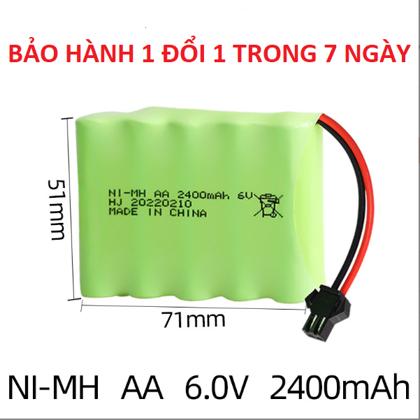 Pin v s c usb 6v 2400mah nimh xe i u khi n t xa ch i r mixasale