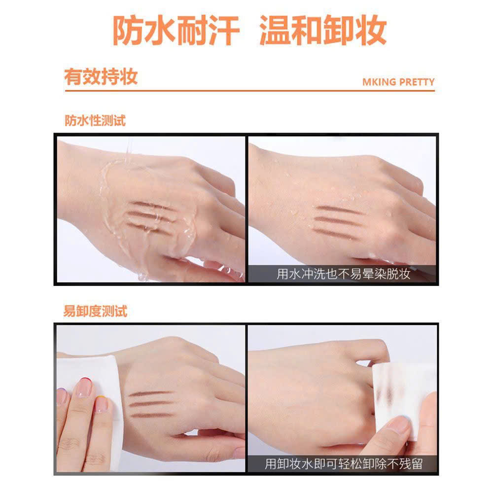 Chì Kẻ Mày 2 Đầu Mking Pretty Vàng Cao Cấp Trang Điểm