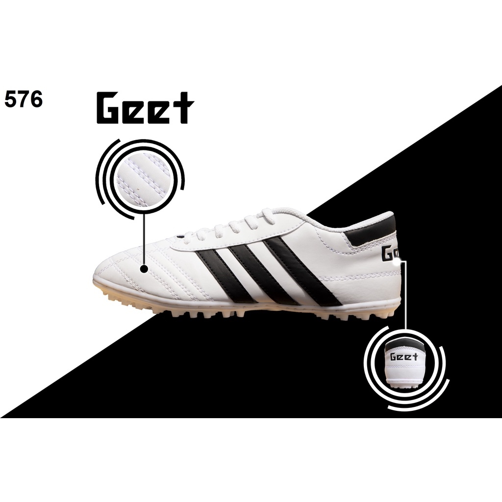 ▫⊕⊕ [Chính Hãng ☑️] Giày bóng đá 3 Sọc Geet size 36 đến 43