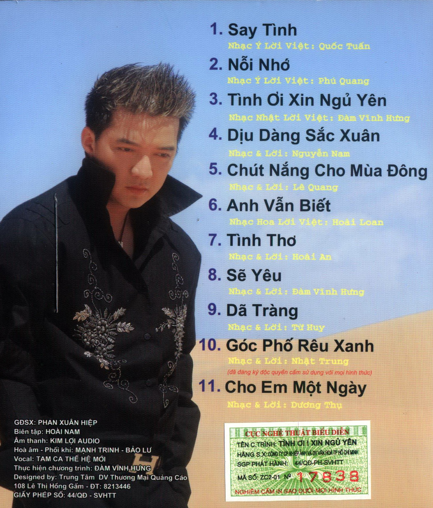 bộ 5 đĩa cd nhạc đàm vĩnh hưng 4
