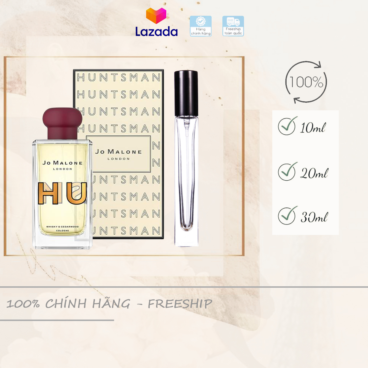[Chiết 10-20-30ml] Jo Malone London Whisky & Cedarwood Cologne (LIMITED EDITION)