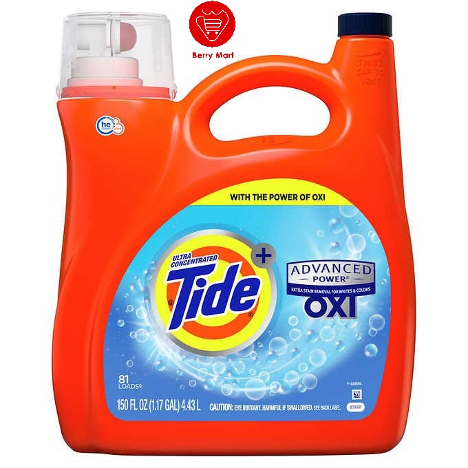 Nước giặt Tide Advanced power oxi 4.43l