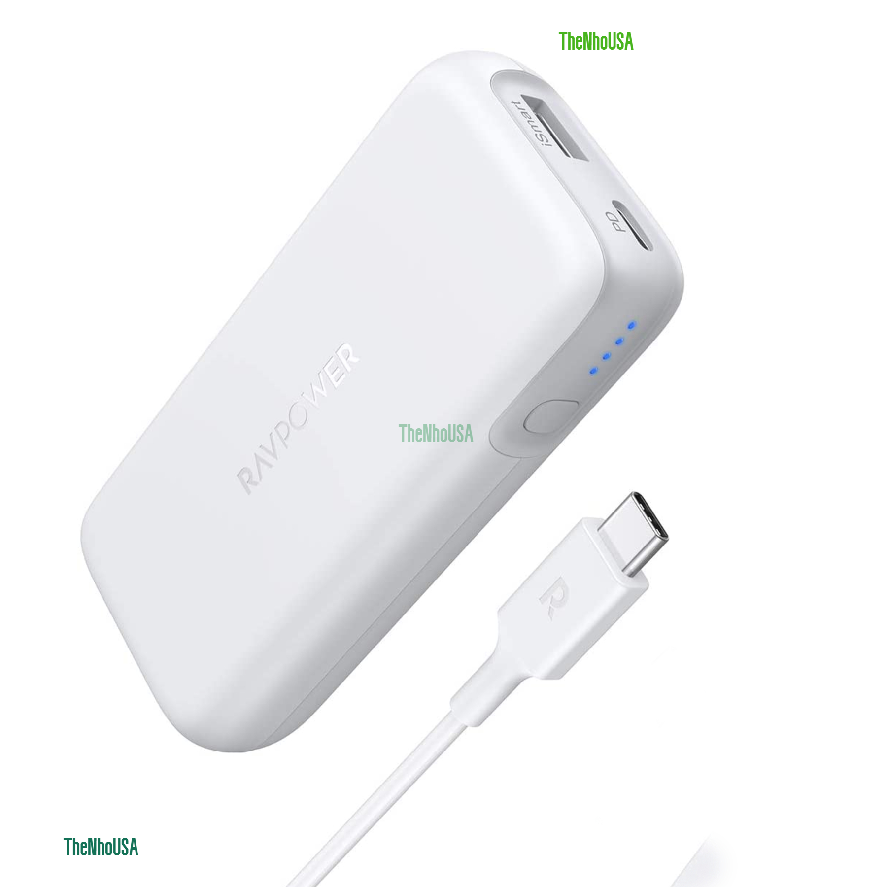 [Nhập LAZSOCIAL100K giảm 15% tối đa 100K]Sạc dự phòng RAVPower 10000mAh 29w (RP-CPBN001)