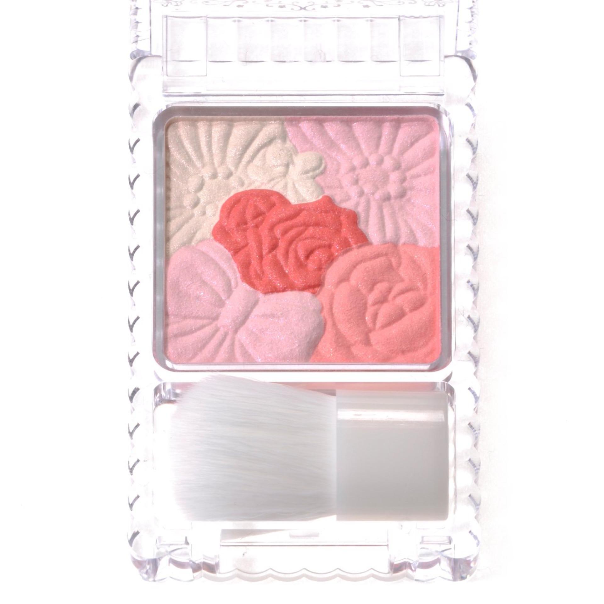 Phấn má Canmake Glow Fleur Cheeks 06 Milky Red Fleur 4g (Đỏ hồng sữa)  - Nhật Bản