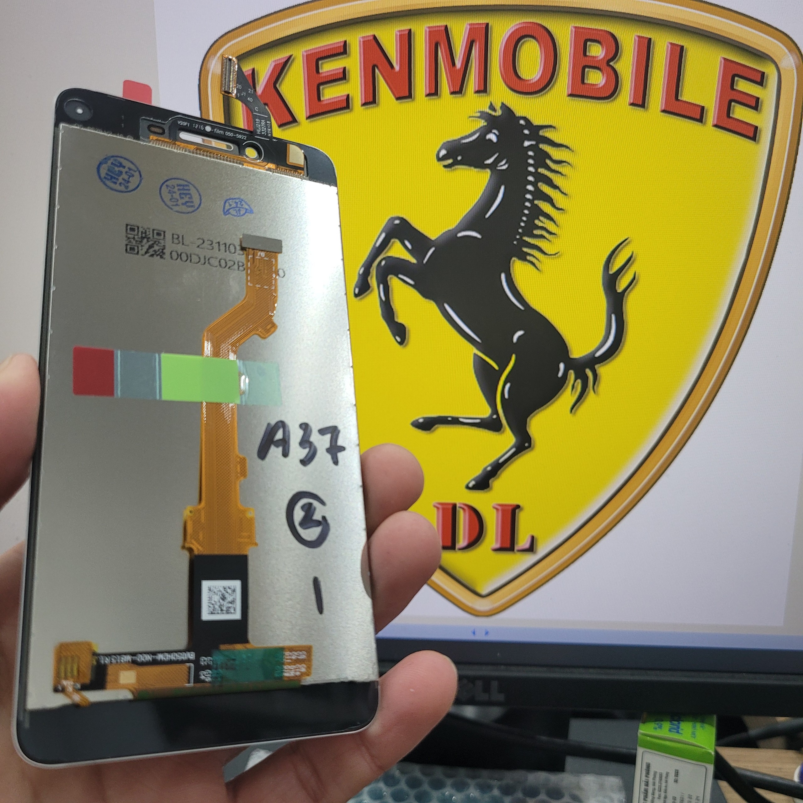 Compatible Screen Op A37 / Neo 9 (Free Glue + Tempered Glass)