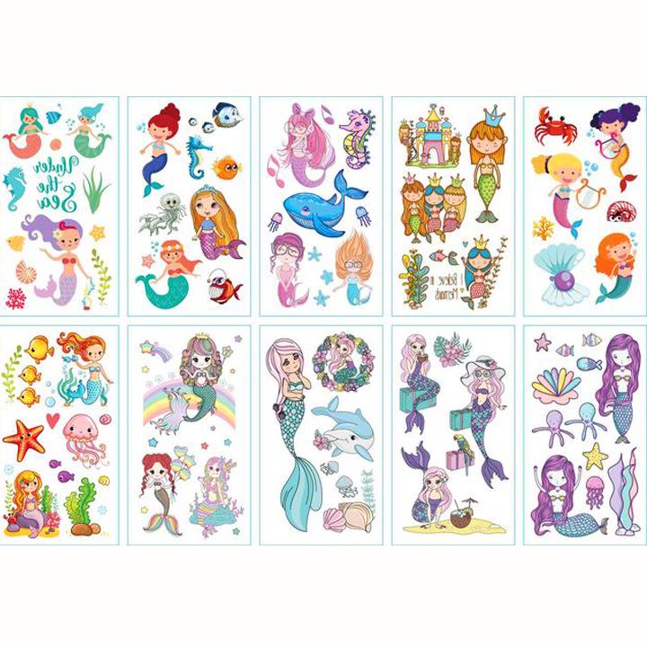 Hình xăm dán chống nước cao cấp nhiều màu sắc BBShine, Hình xăm mini đa dạng chủ đề cho bé trai và bé gái – ST006