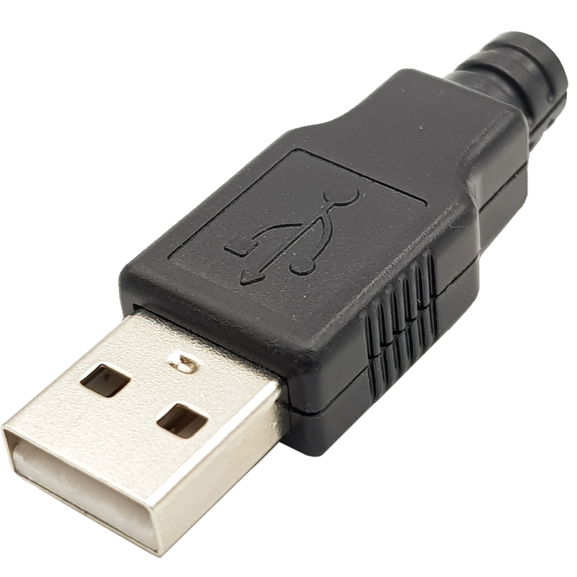 Đầu USB A Đực 4P kèm vỏ [ COMBO 3 CÁI]