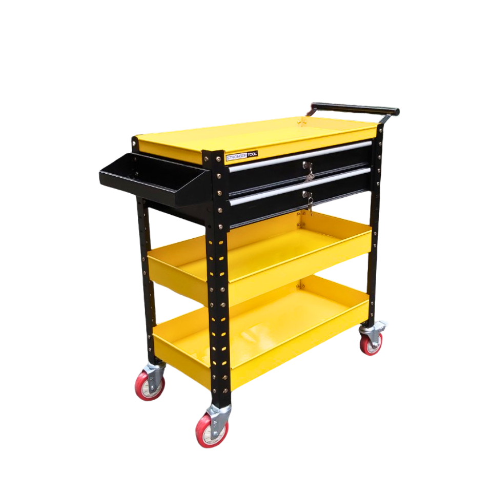 XE ĐẨY DỤNG CỤ 3 KHAY 2 NGĂN KÉO STRONGER TOOL