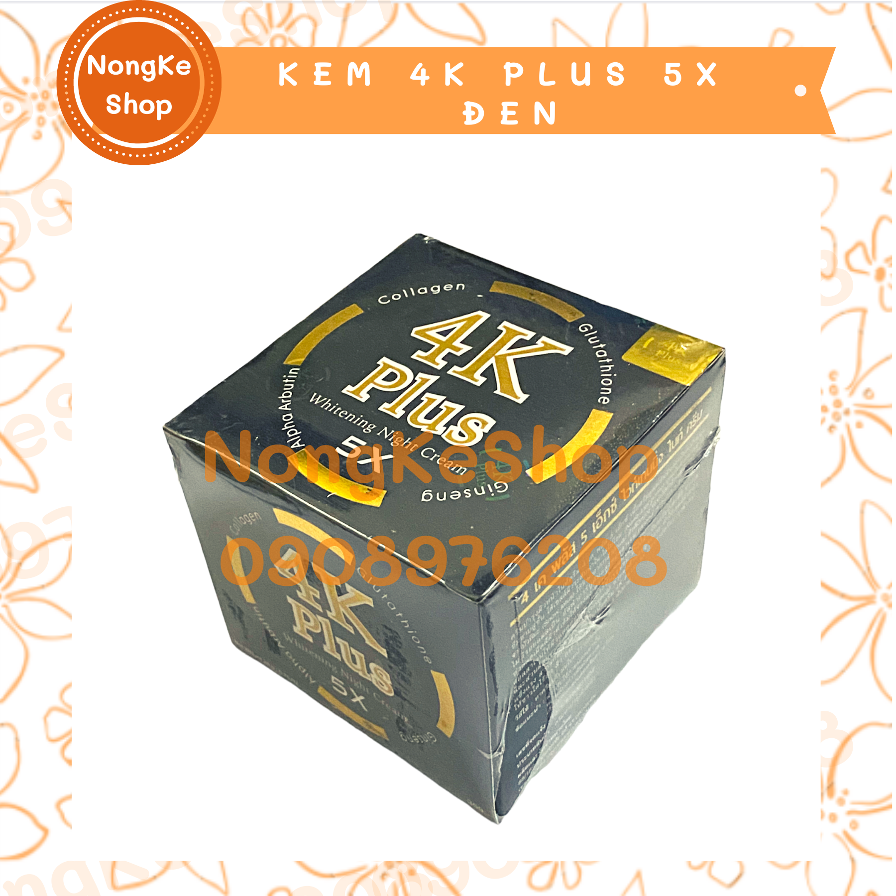 (100% Thái) Kem 4K Plus 5x 20g Thái Lan