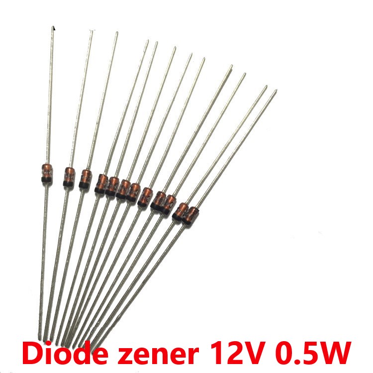 [Gói 20 con] Diode zener 5v1 5.1v 0.5W chân cắm