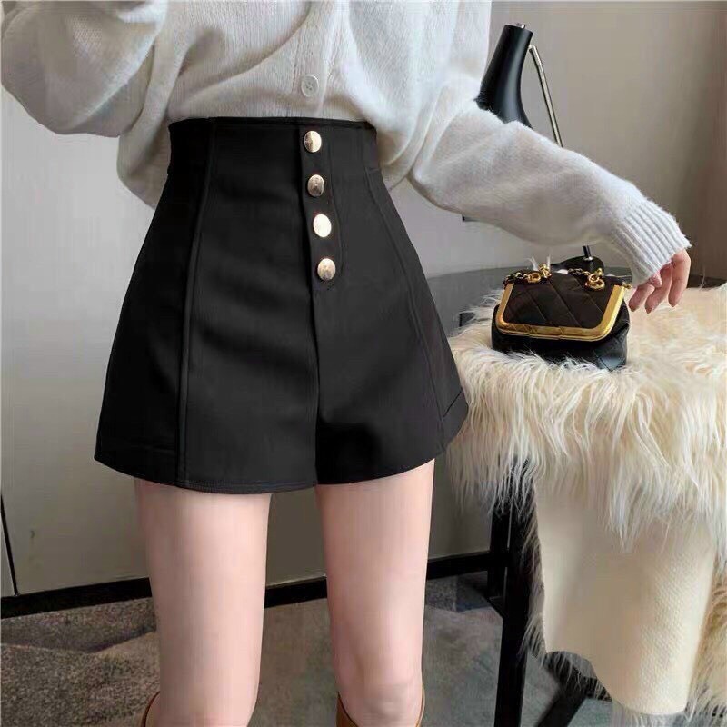 Quần giả váy cạp cao 4 cúc