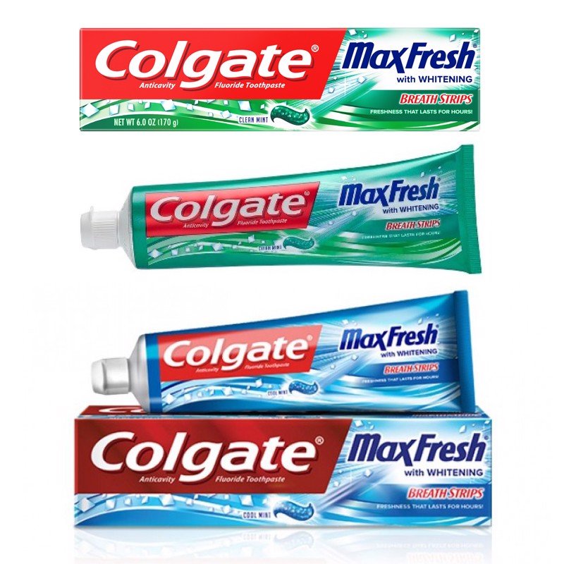 [HCM]Kem Đánh Răng Colgate Maxfresh 160g ,Colgate Advanced Whiteng 135g Thái Lan