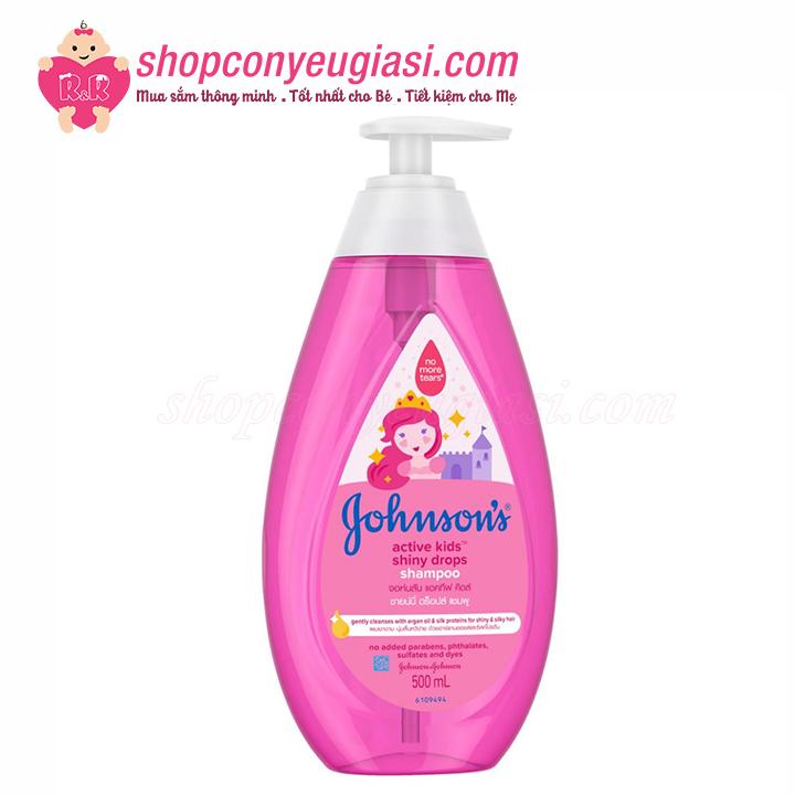 Dầu gội johnson's baby óng mượt cho bé gái active kids™ shiny drops