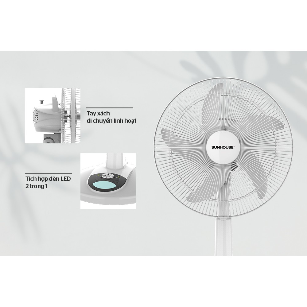Quạt sạc SUNHOUSE SHD7228