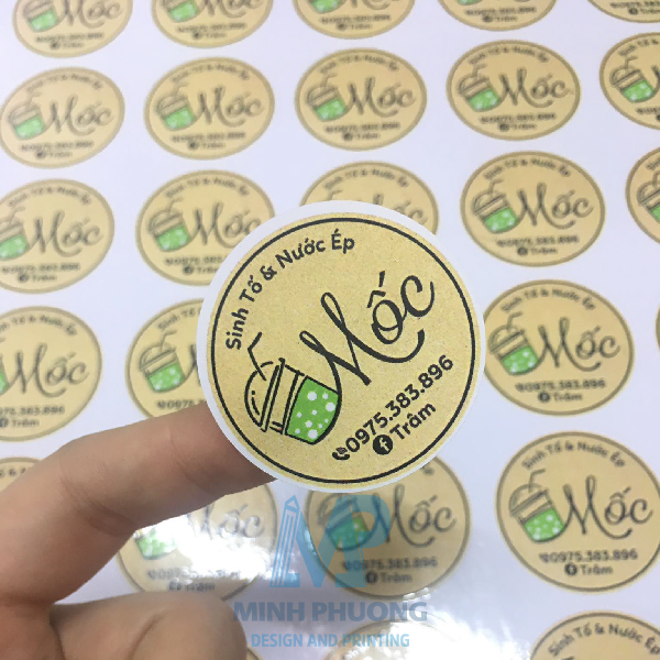 (COMBO) In Decal Nhựa Chống Nước