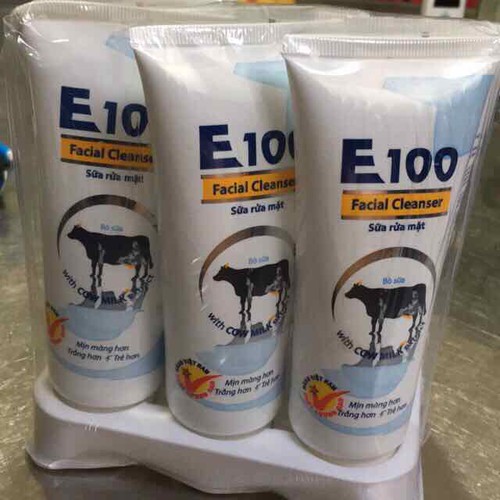 Sữa rửa mặt E100 tinh chất sữa bò 80ml
