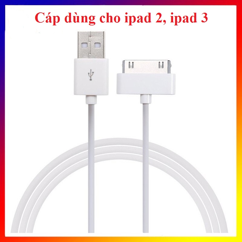 Cáp sạc pisen dùng cho ipad 2 ipad 3 iphone 4 và 4s chính hãng