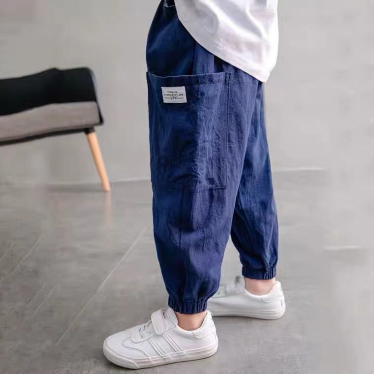 JAYZ quần bé trai Quần dài cho bé trai Quần cotton mỏng dành cho trẻ em quần dài quần thun bé trai
