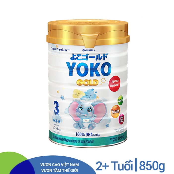 Sữa bột Yoko 850g cho trẻ 2 đến 6 tuổi