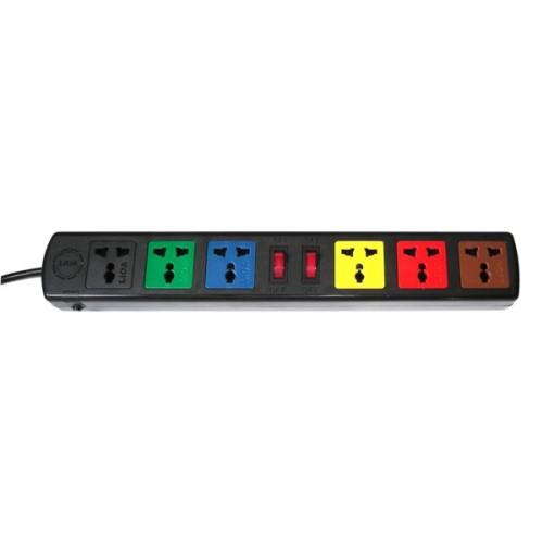 Ổ cắm kéo dài đa năng LiOA 6D32N (3m x 6 ổ cắm)