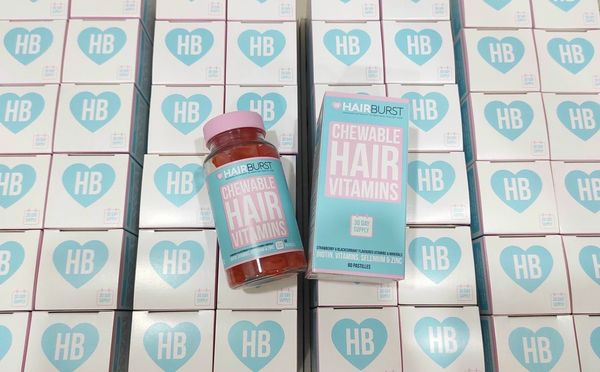 Kẹo dẻo kích thích mọc tóc hair burst chewable hair vitamins 60 viên