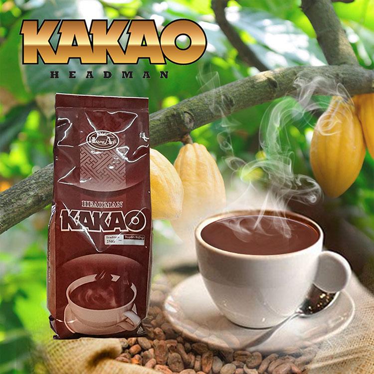 Bột cacao Headman ( 2 in 1 ) Túi thiếc 500 gr