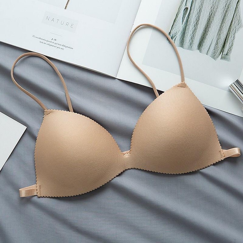 Dress female underwear, bra 2 wire yarn vermicelli, padded lining thin underwire bra, bra bra halter piece clasps after