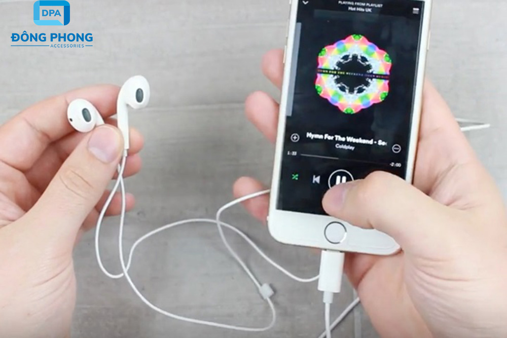 Jack Chuyển Cổng Lightning Sang 3.5mm iPhone Chính Hãng