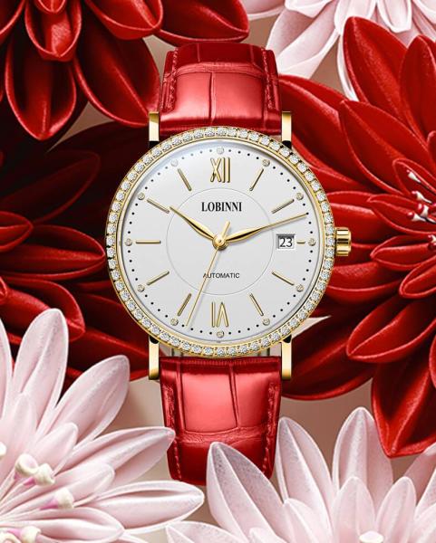 Đồng hồ nữ LOBINNI L026-2 Đồng hồ chính hãng - Fullbox, Bảo hành theo hãng - Chống nước, chống xước - Kính sapphire