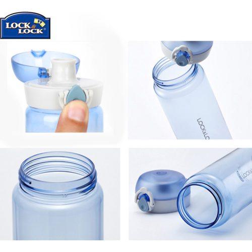 Bình đựng nước 550ml Lock&Lock One Touch Bottle HLC645BLU