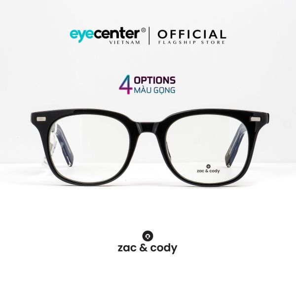 Giá bán Gọng kính cận nam nữ #KANIEL chính hãng ZAC&CODY A27 mắt vuông, lõi thép chống gãy cao cấp Hàn Quốc nhập khẩu by Eye Center Vietnam