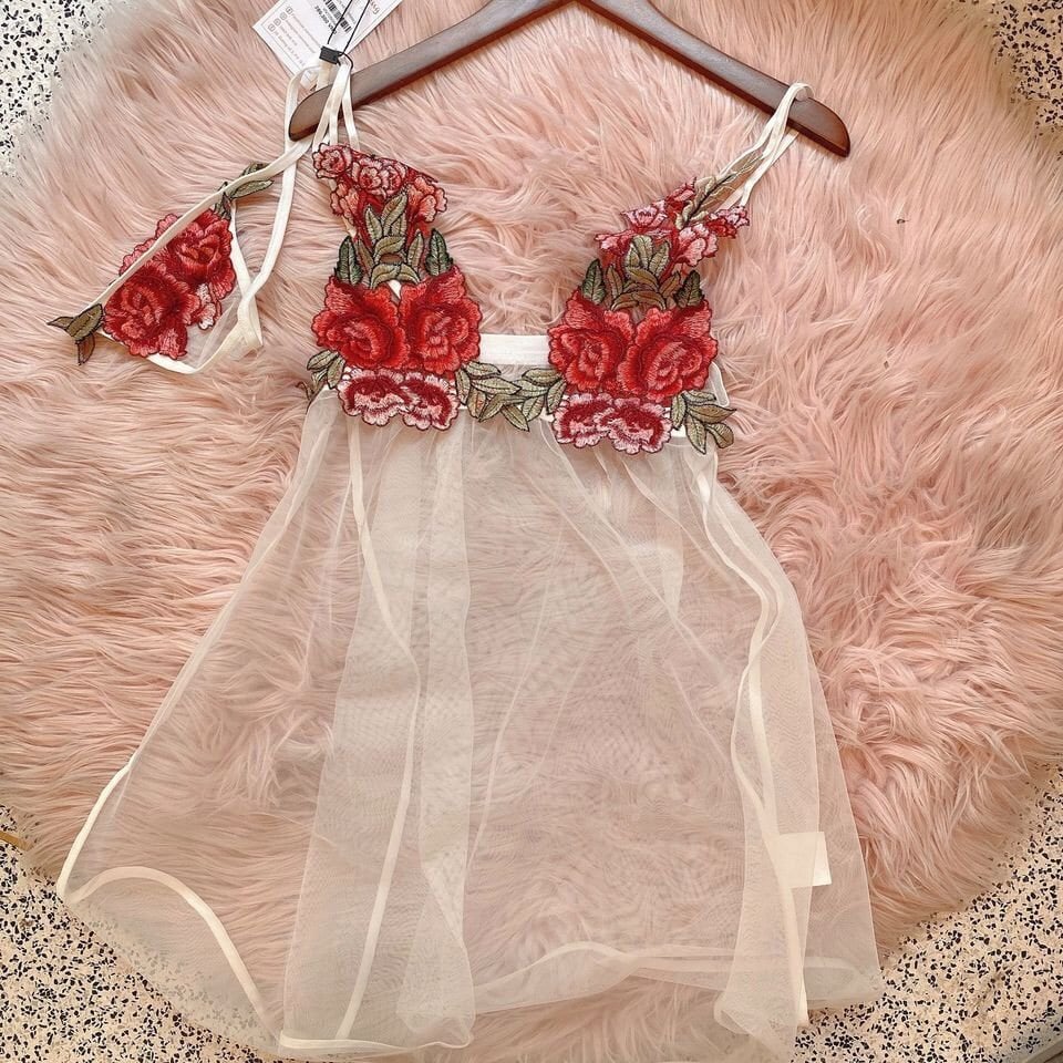 Đồ ngủ dễ thương cho nữ váy ngủ kimono