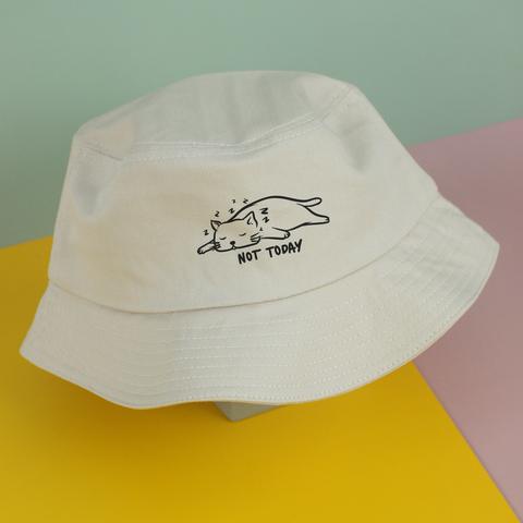 Nón bucket in hình cat lover series - not today