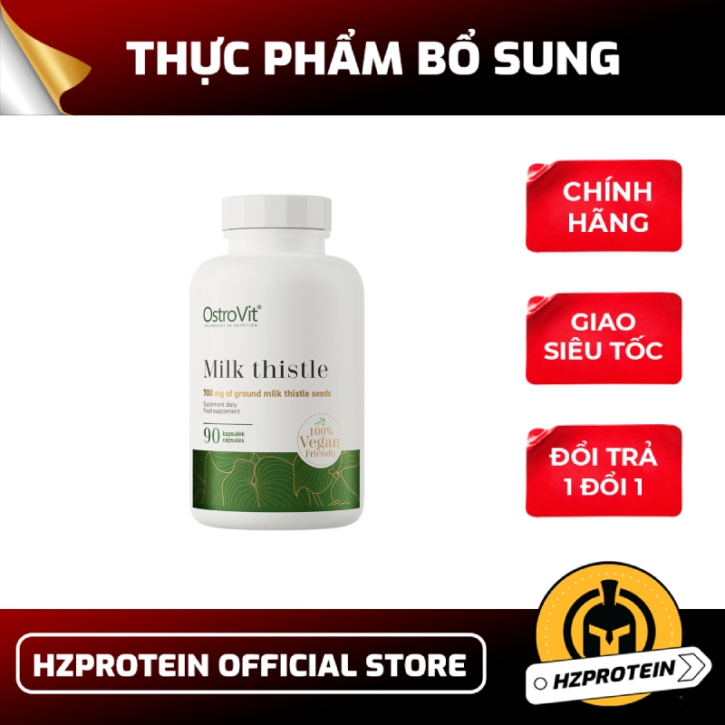 Ostrovit milk thistle - 90 capsules of liver detox supplement to support liver function and improve liver health
