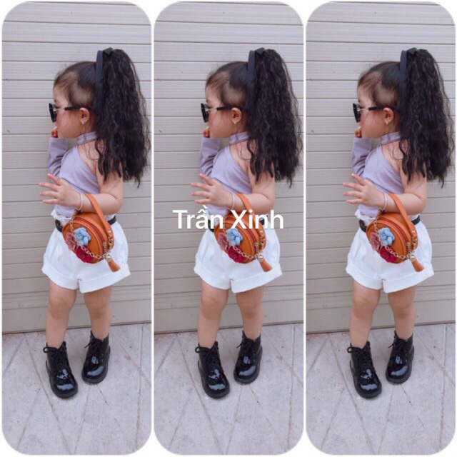 TÓC CỘT🥰freeship 50k🥰 tóc cột xù nhỏ xinh xắn cho bé ẢNH