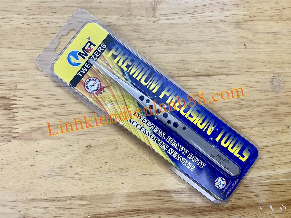 Nhíp M&R cong, thẳng nhọn ( có lỗ ) mới 100%